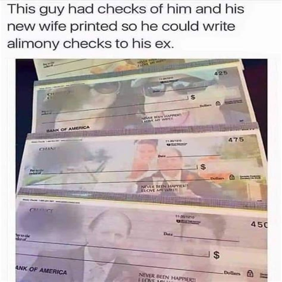 A Check On His Wife's Name And Beyond