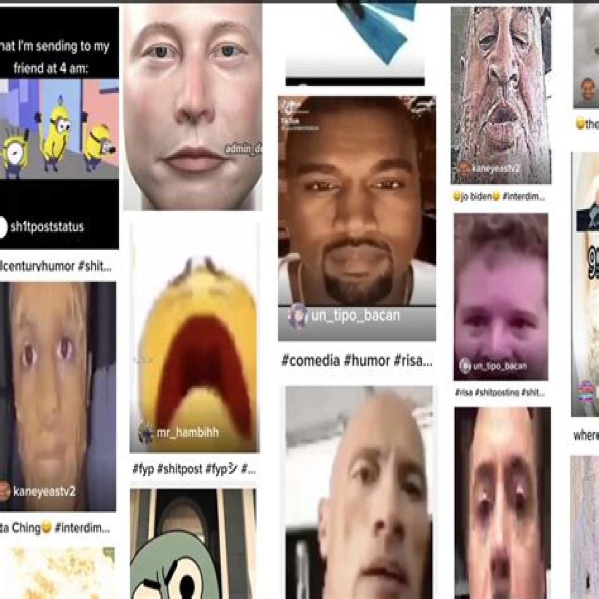 Absurd video montages of early 2000s memes, fart noises, and random Dwayne Johnson appearances are shattering brains all over TikTok