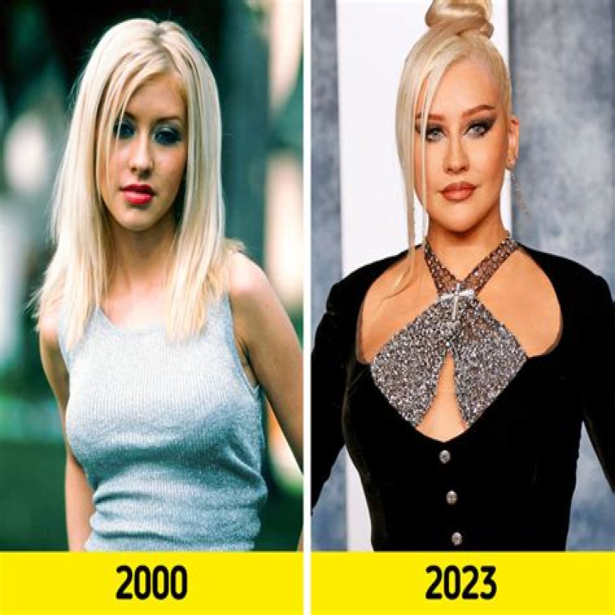 Christina Aguilera looks really different now, right?  What did she do?