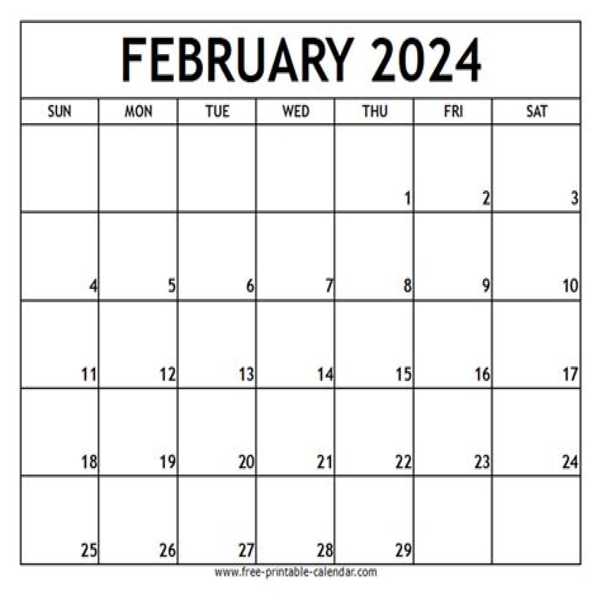 FREE DELIVERY in February 2024