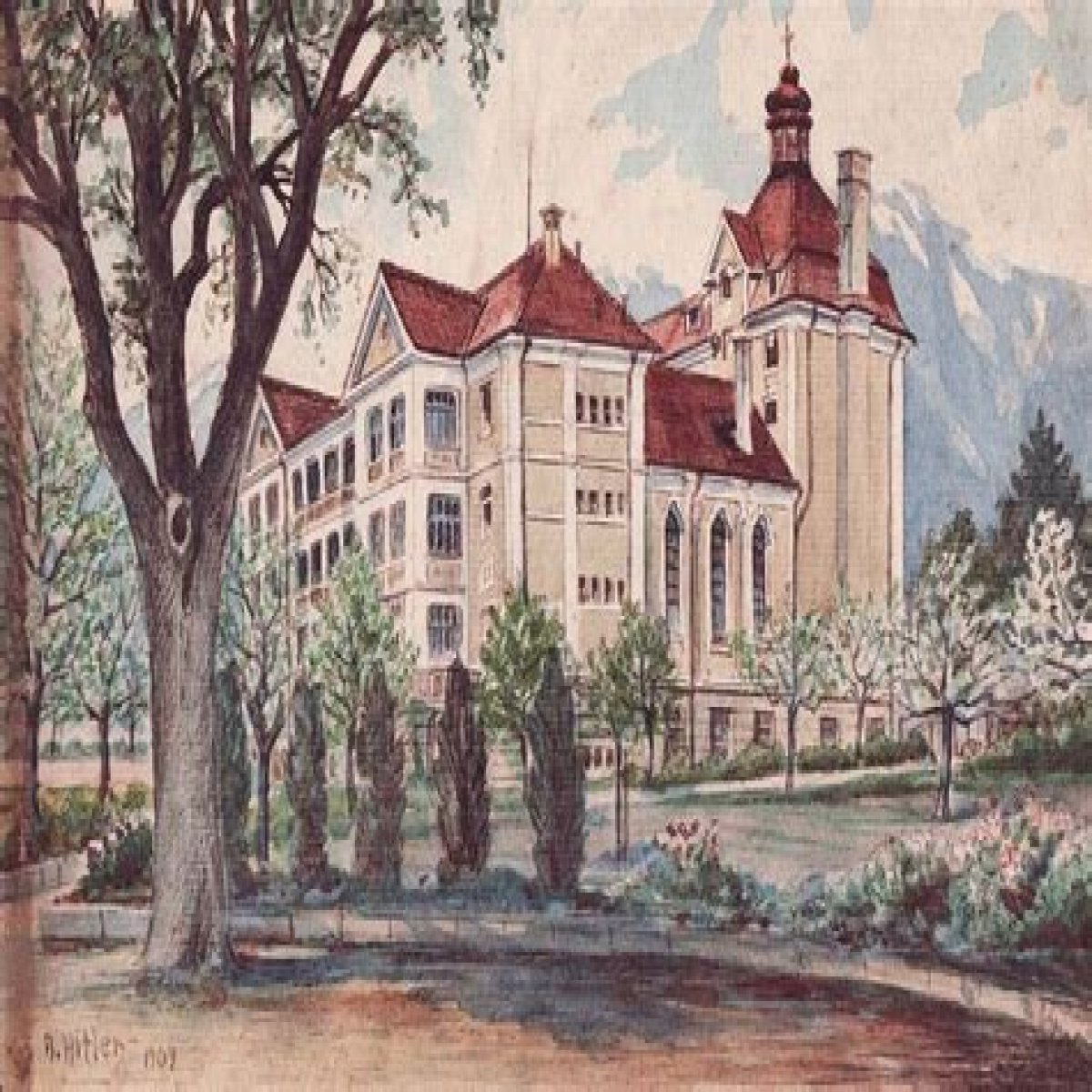Hitler Paintings - Looking at the Paintings by Hitler, the Infamous Dictator
