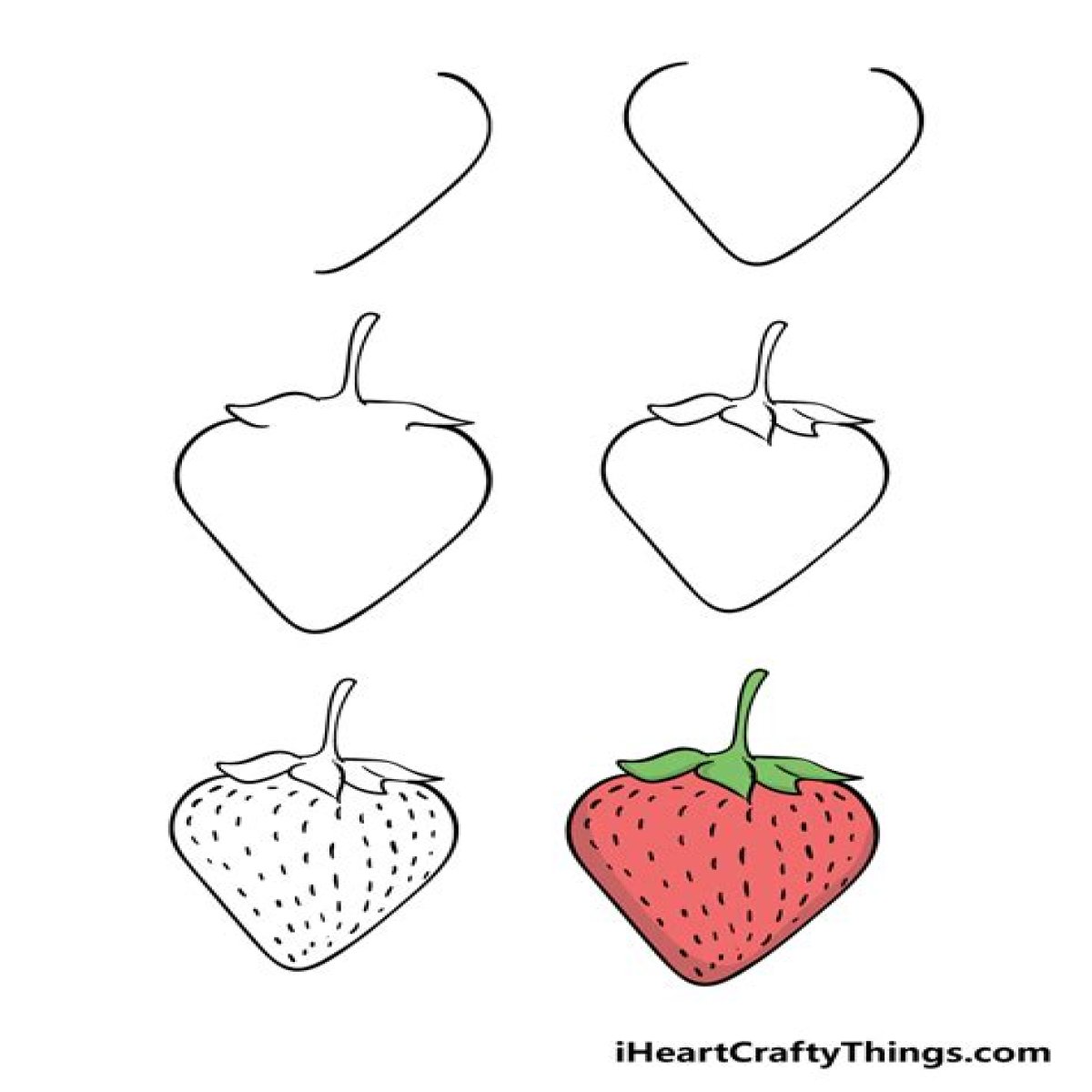 How to Draw a Strawberry