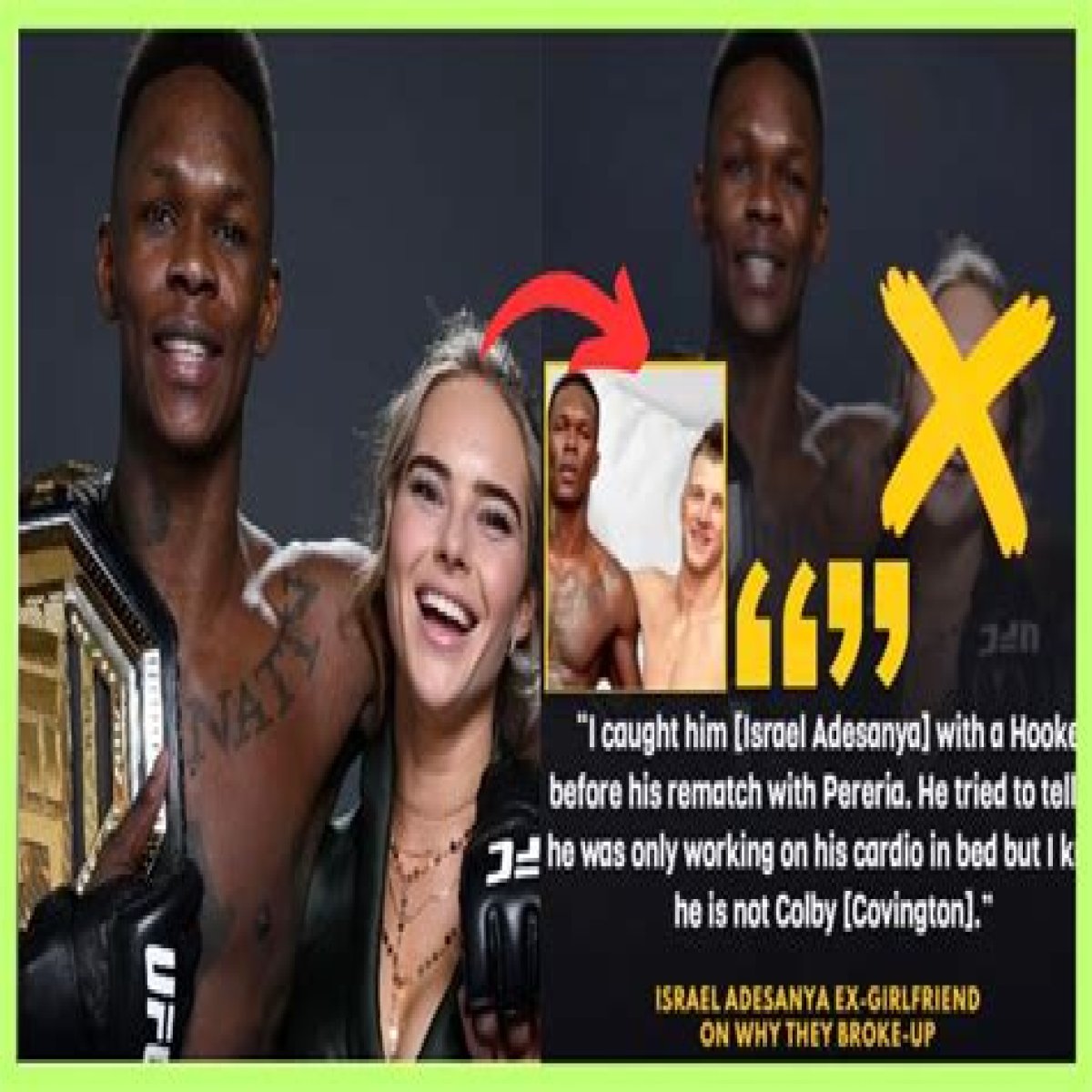 Israel Adesanya former girlfriend drags him to court and demands half of his wealth even though they were not married