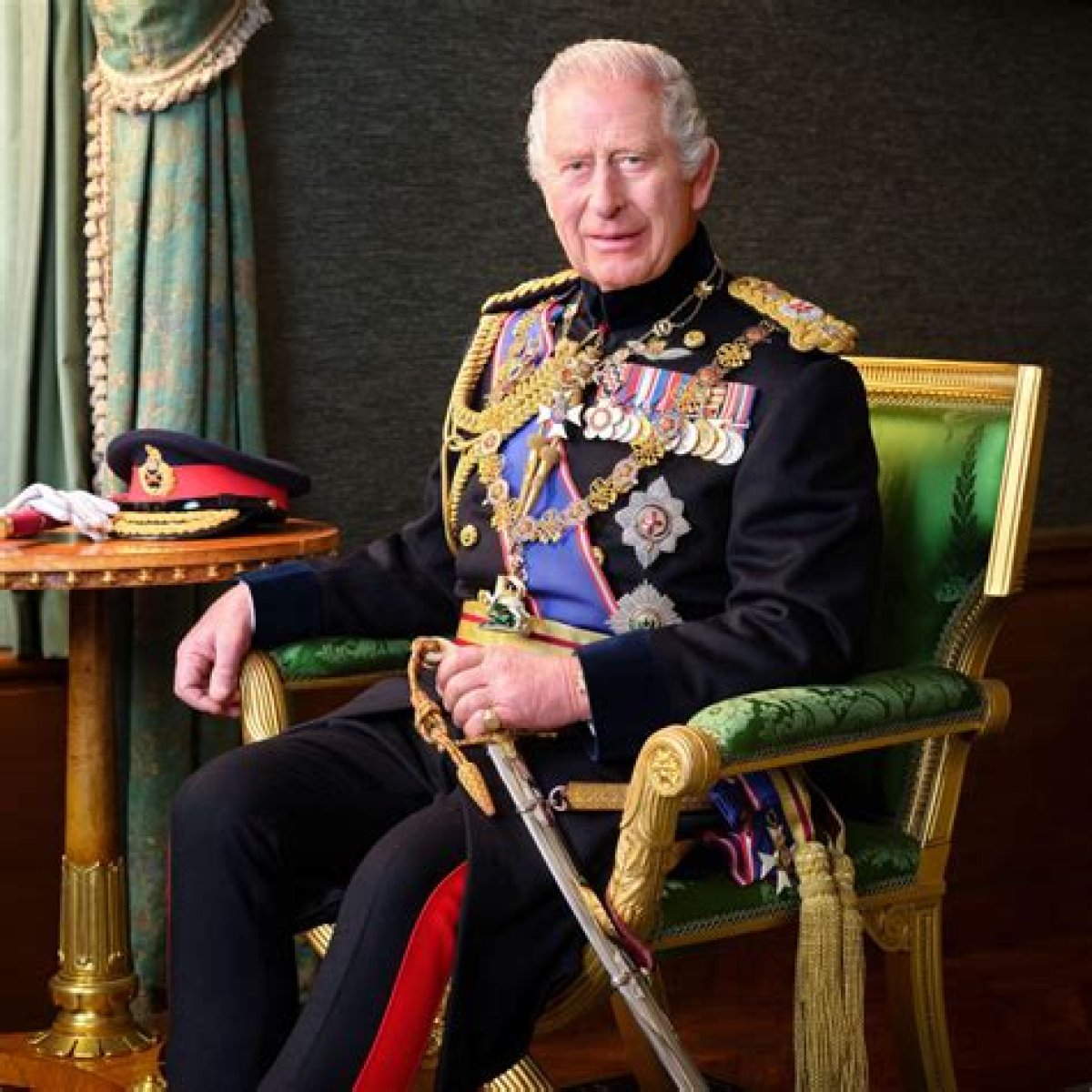 King Charles’ New Portrait Released for Armed Forces Day