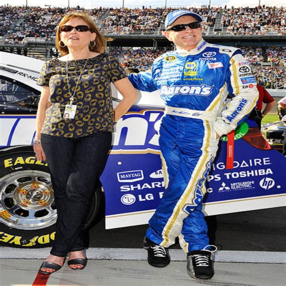  Mark Martin’s wife Arlene Martin 