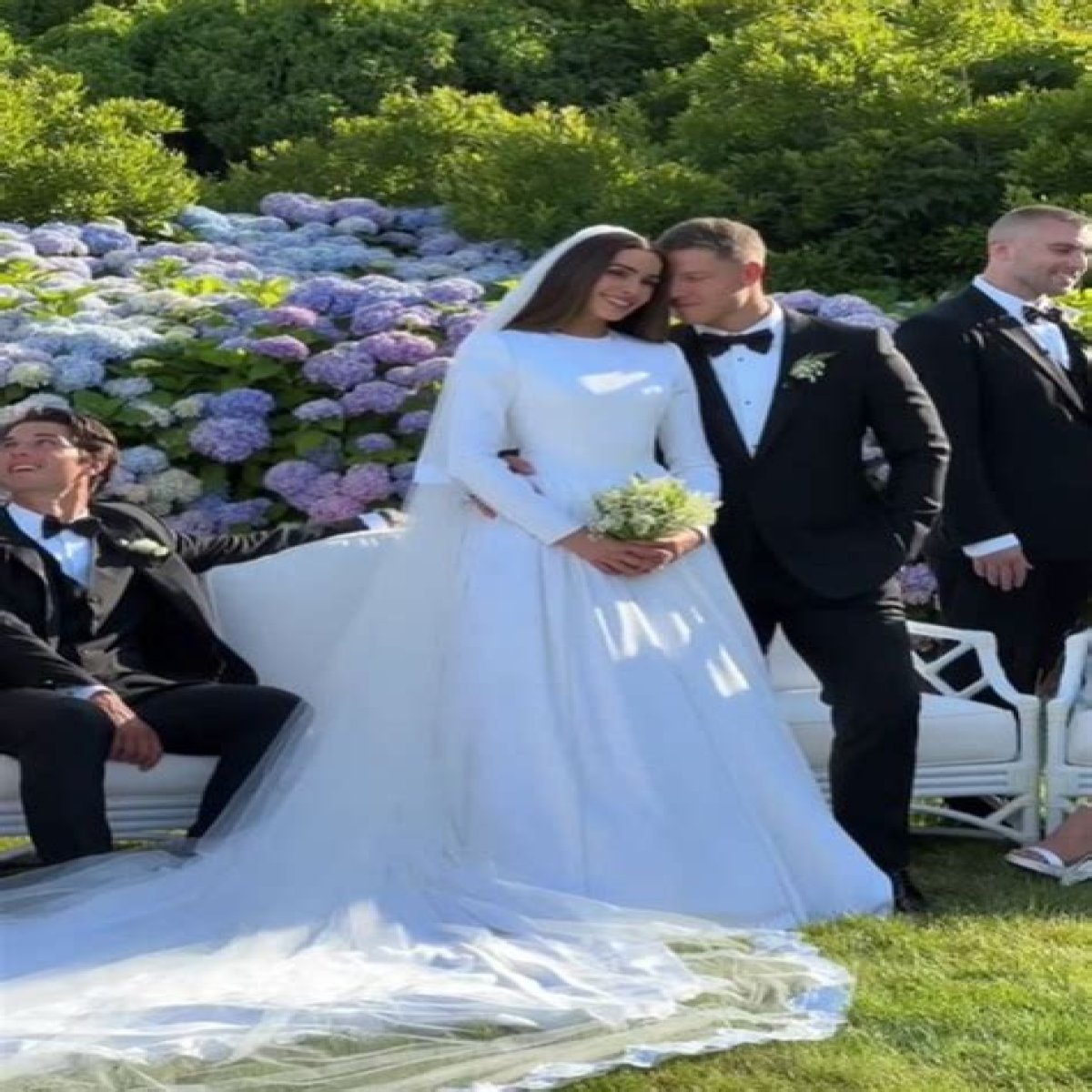 Olivia Culpo Marries NFL Star Christian McCaffrey In Dolce Gabanna Dress