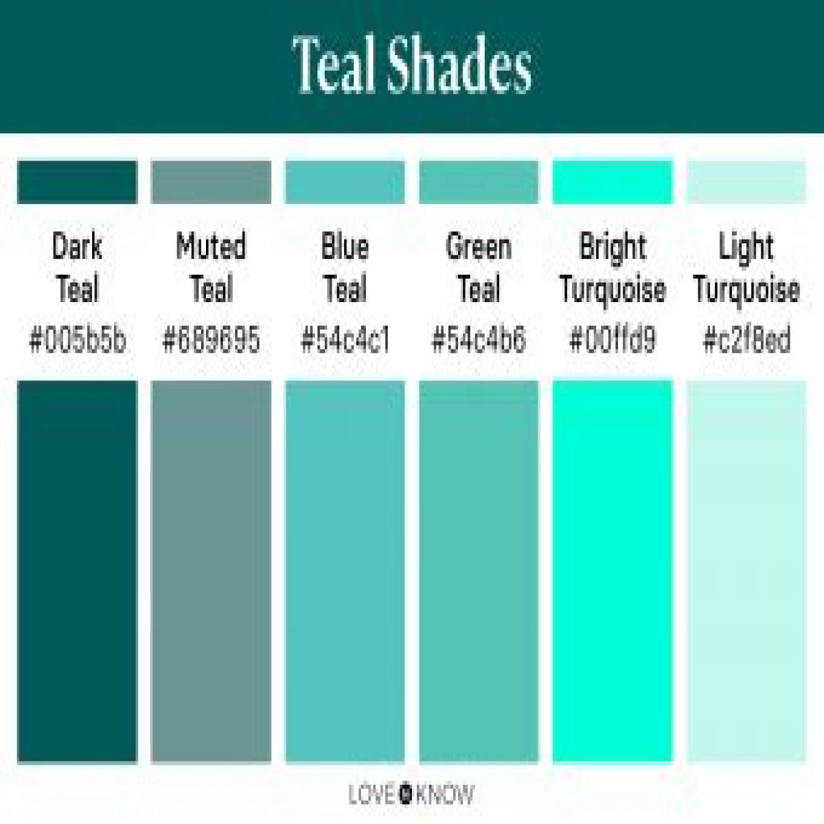 Shades of Teal - How to Build Your Own Unique Teal Color Palette